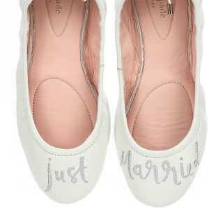 Kate Spade just married flats